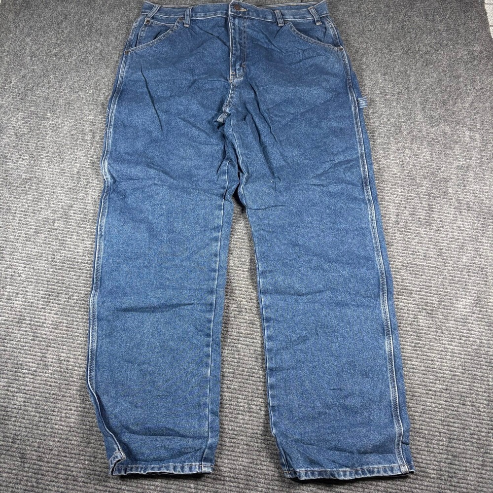 Dickies Carpenter Jean Mens 36x32 Blue New Relaxed Fit Straight Leg Workwear